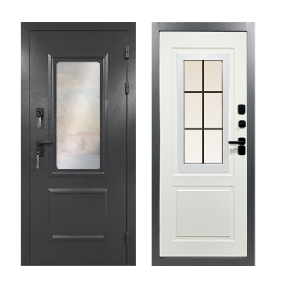 Входная металлическая дверь Винтер Панорама 2050х880 ТЕРМОРАЗРЫВ